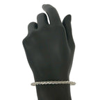 Tiffany & Co Vintage Twist Bangle 925 Sterling Silver Bracelet — view 2