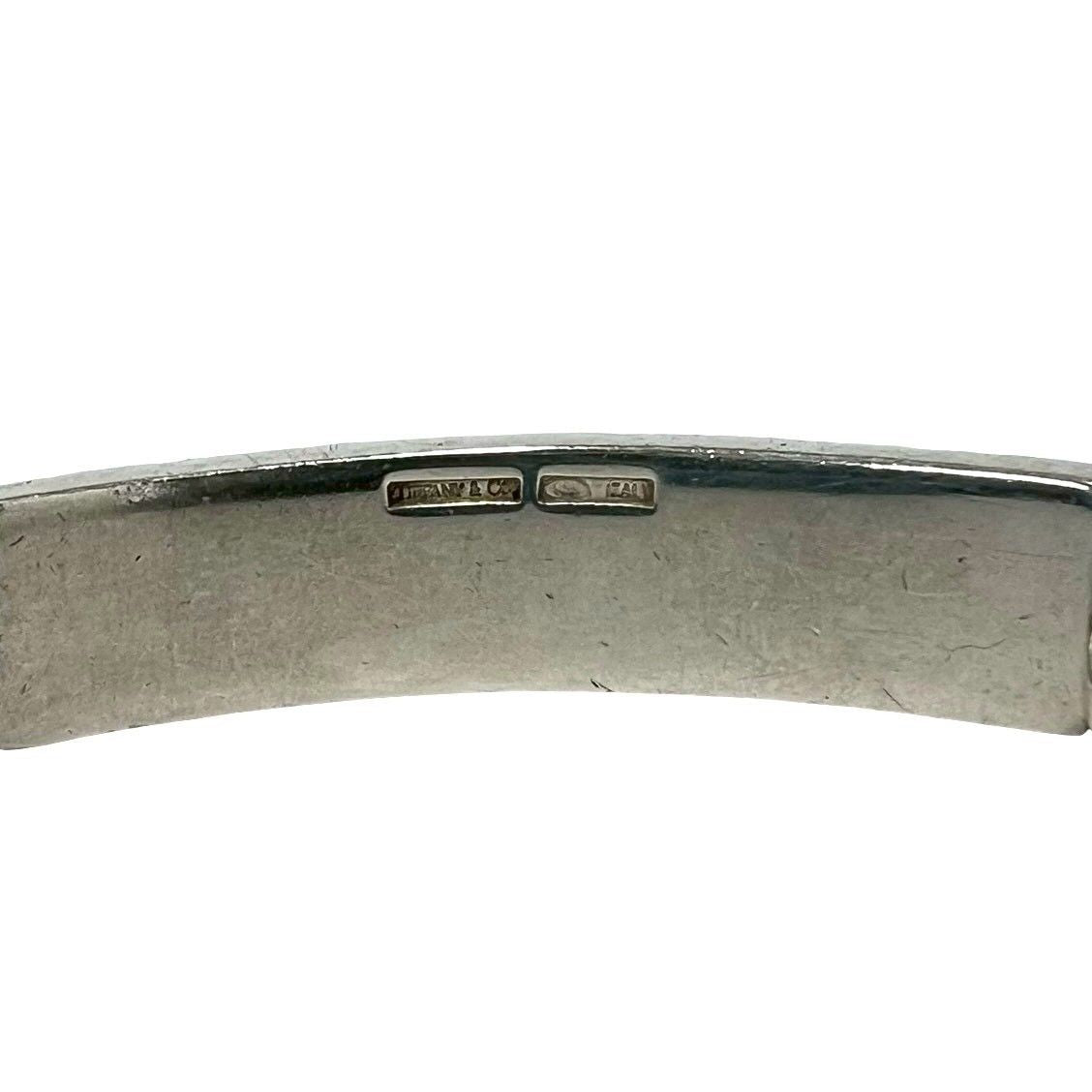 Tiffany & Co Vintage ID Bracelet 925 Sterling Silver Bangle — view 3