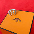 Hermes Vintage Nausicaa Ring 925 Sterling Silver