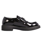 Prada Loafers Chocolate Moccasins Triangle — view 6