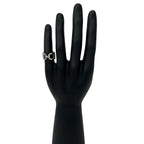 Hermes Vintage Chaine D'ancre Ring 925 Sterling Silver — view 2