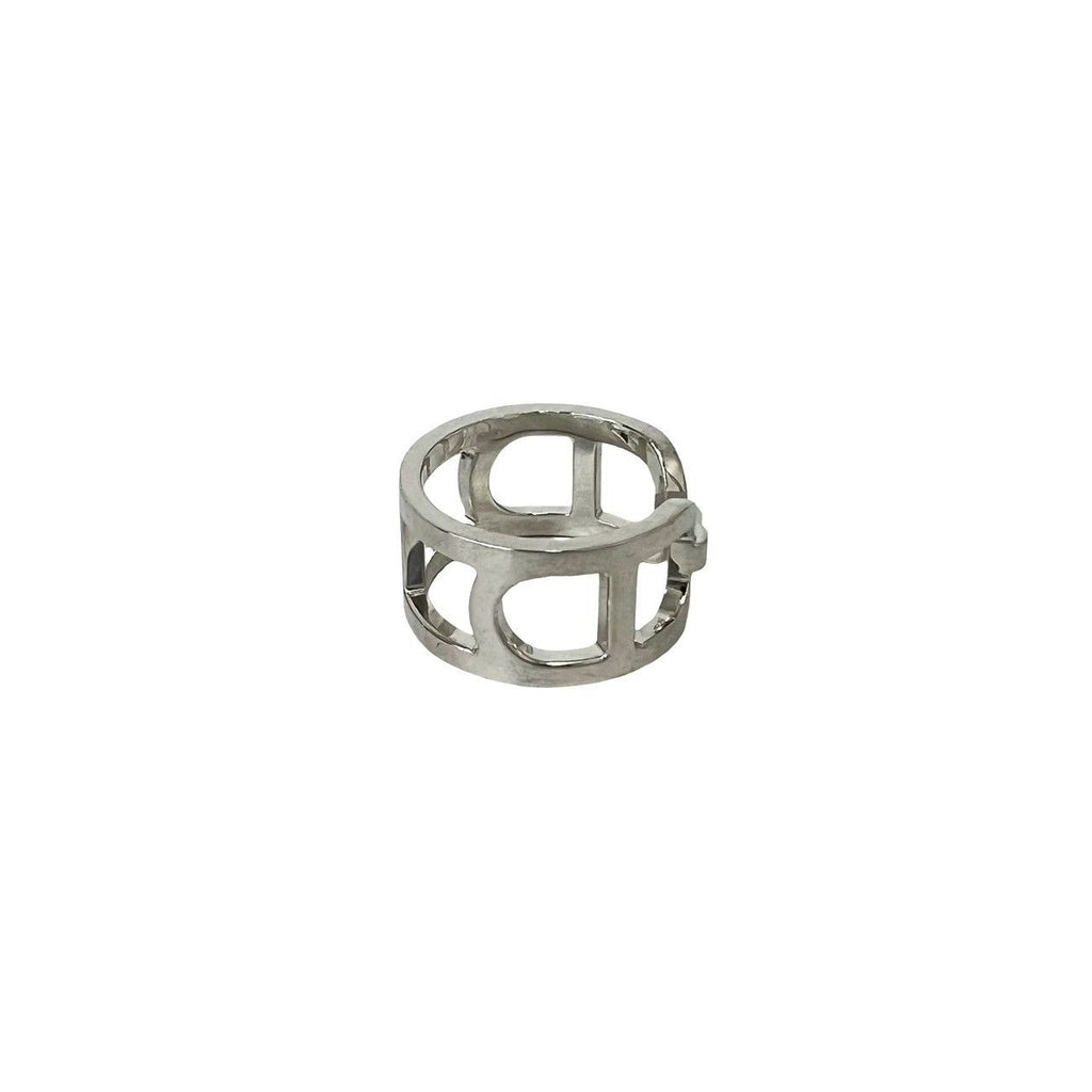 Hermes Vintage Chaine D'ancre Ring 925 Sterling Silver — view 5