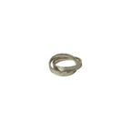 Tiffany & Co Vintage Double Narrow Ring 925 Sterling Silver — view 5