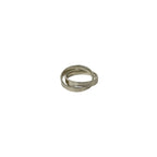 Tiffany & Co Vintage Double Narrow Ring 925 Sterling Silver — view 6