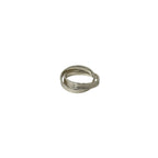 Tiffany & Co Vintage Double Narrow Ring 925 Sterling Silver — view 4