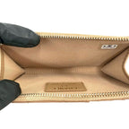 Chanel Fragment Case Quilted CC Logo Caviar Leather Coin Beige Handbag — view 7