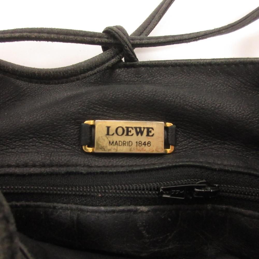 Loewe Drawstring Bag Shoulder Black — view 6