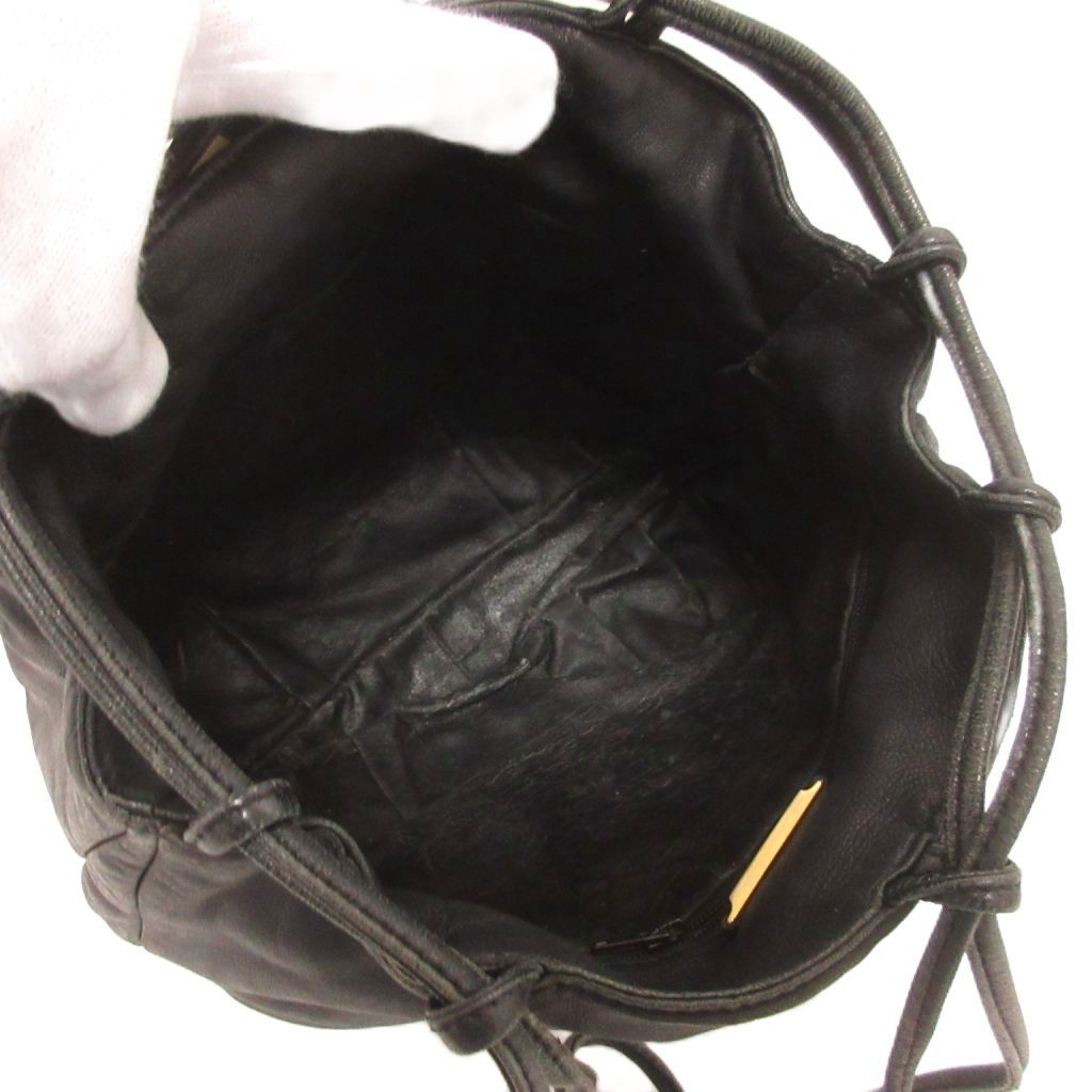Loewe Drawstring Bag Shoulder Black — view 5
