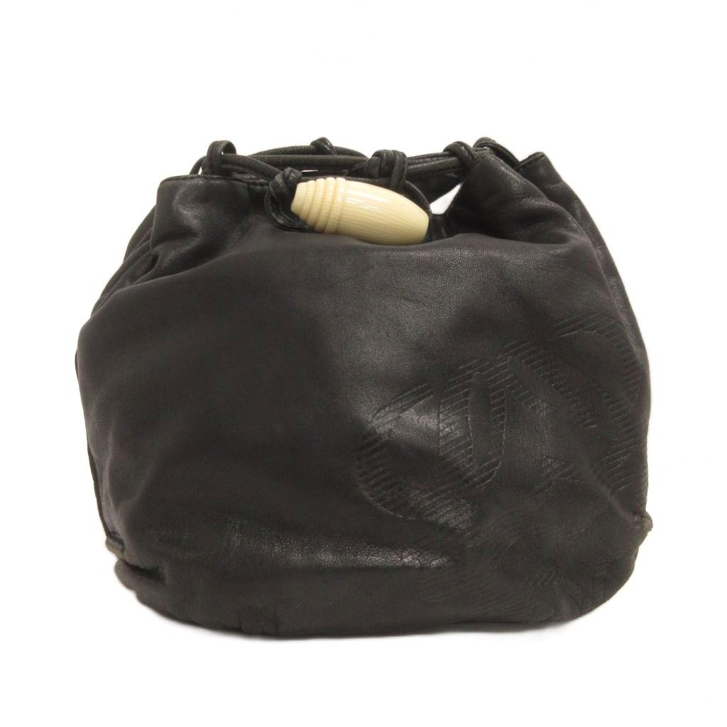 Loewe Drawstring Bag Shoulder Black