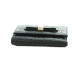 Gucci Key Case Guccissima 6 Rows GG Logo Embossed Ribbon Black Key Holder — view 4