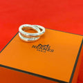 Hermes Vertige Ring 925 Sterling Silver