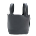 Hermes Heaven Picotin Lock PM Black Silver Taurillon Manufactured Around