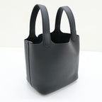 Hermes Heaven Picotin Lock PM Black Silver Taurillon Manufactured Around — view 9