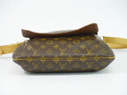 Louis Vuitton LV Musette Monogram Shoulder Bag Pochette Brown — view 3