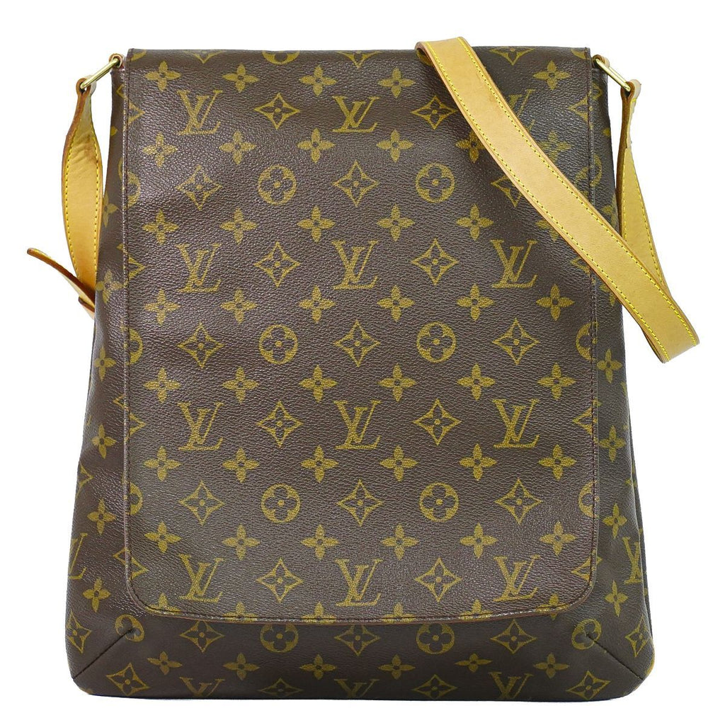 Louis Vuitton LV Musette Monogram Shoulder Bag Pochette Brown