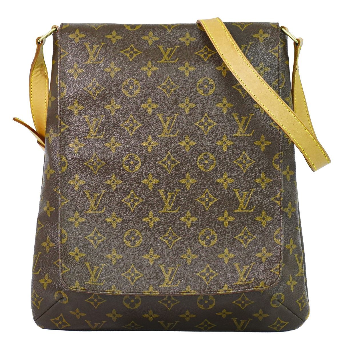 Louis Vuitton LV Musette Monogram Shoulder Bag Pochette Brown
