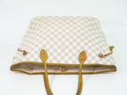 Louis Vuitton LV Neverfull Damier Azur Tote White Gray — view 5