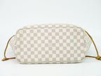 Louis Vuitton LV Neverfull Damier Azur Tote White Gray — view 3