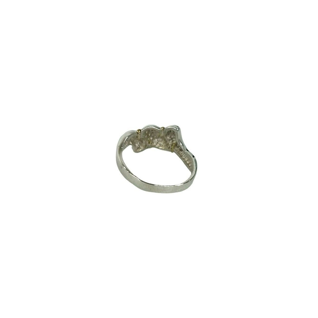 Tiffany & Co Vintage Twist Ring 925 Sterling Silver Gold — view 6