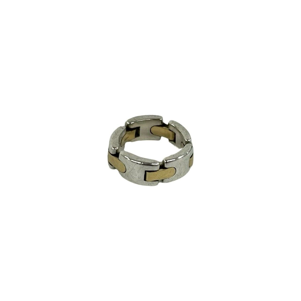 Tiffany & Co Link Ring 925 Sterling Silver 18k Yellow Gold — view 5