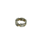 Tiffany & Co Link Ring 925 Sterling Silver 18k Yellow Gold — view 6