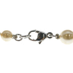 Chanel CC Logo Long Pearl Necklace Gold — view 3