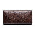 Gucci Guccissima Wallet Brown Leather
