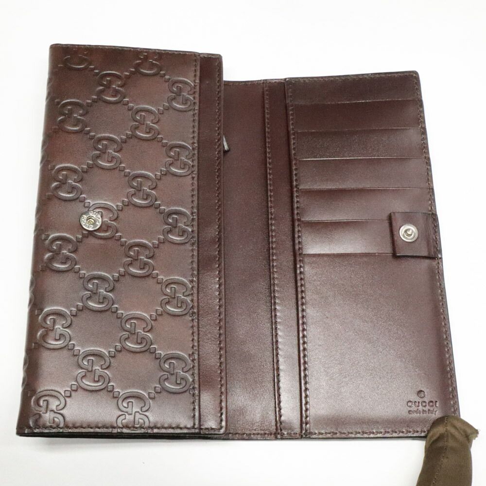 Gucci Guccissima Wallet Brown Leather — view 4