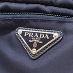 Prada Nylon Leather Travel Shoulder — view 9