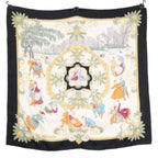 Hermes Joies D' Hiver Winter Enjoyment Silk Carre 90 Scarf — view 2