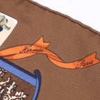 Hermes Neige D Antan Last Year's Snow Silk Carre 45 Scarf — view 4