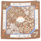 Hermes Neige D Antan Last Year's Snow Silk Carre 45 Scarf — view 2