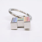 Hermes Quiz Rainbow Motif Cadena — view 3