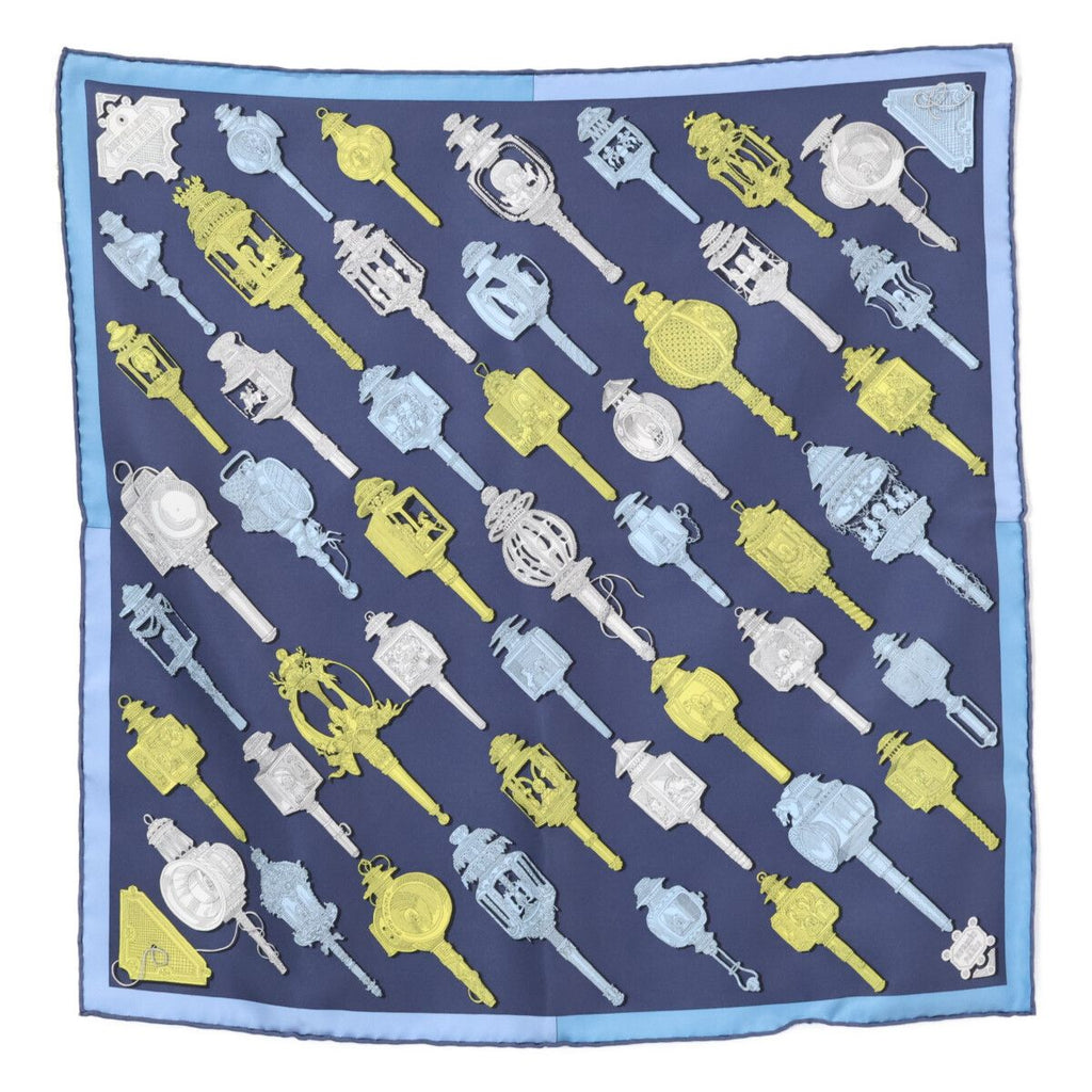 Hermes 02 Merveilleuses Lanternes Silk Carre 45 Scarf