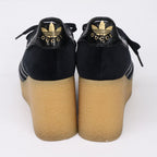 Gucci Gazelle Leather Suede Platform Sneakers — view 6