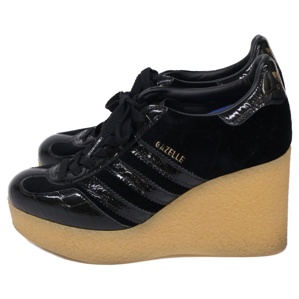 Gucci Gazelle Leather Suede Platform Sneakers — view 5