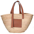 Loewe Basket Bag Palm Leaf & Calf