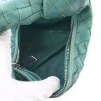 Bottega Veneta Teen Jodie Intrecciato Handbag Leather Blue KH — view 7