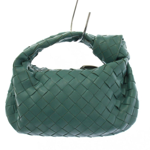 Bottega Veneta Teen Jodie Intrecciato Handbag Leather Blue KH