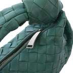 Bottega Veneta Teen Jodie Intrecciato Handbag Leather Blue KH — view 6