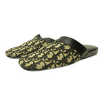 Dior Sandals le Monsieur Trotter Pattern Canvas Switch Leather Beige Black
