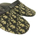 Dior Sandals le Monsieur Trotter Pattern Canvas Switch Leather Beige Black — view 3