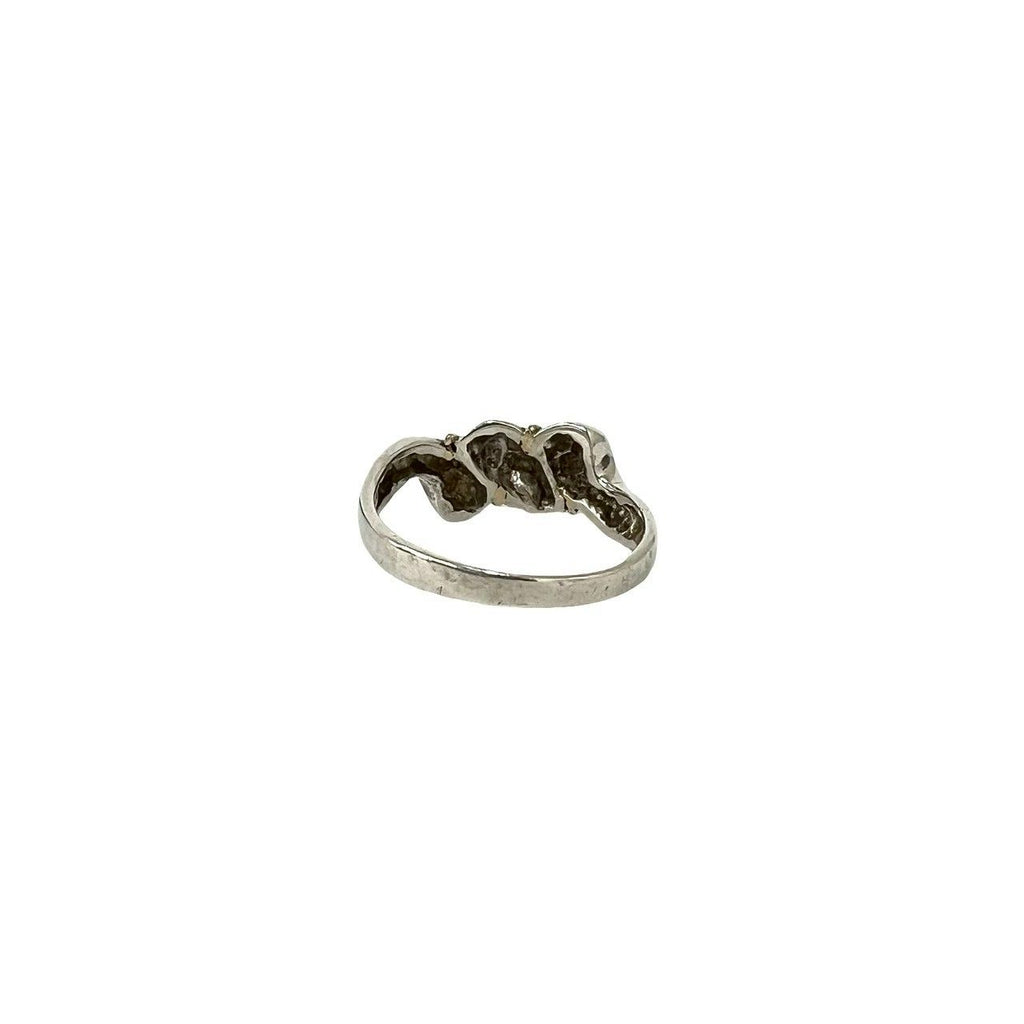 Tiffany & Co Vintage Twist Trope Ring 925 Sterling Silver Gold — view 6