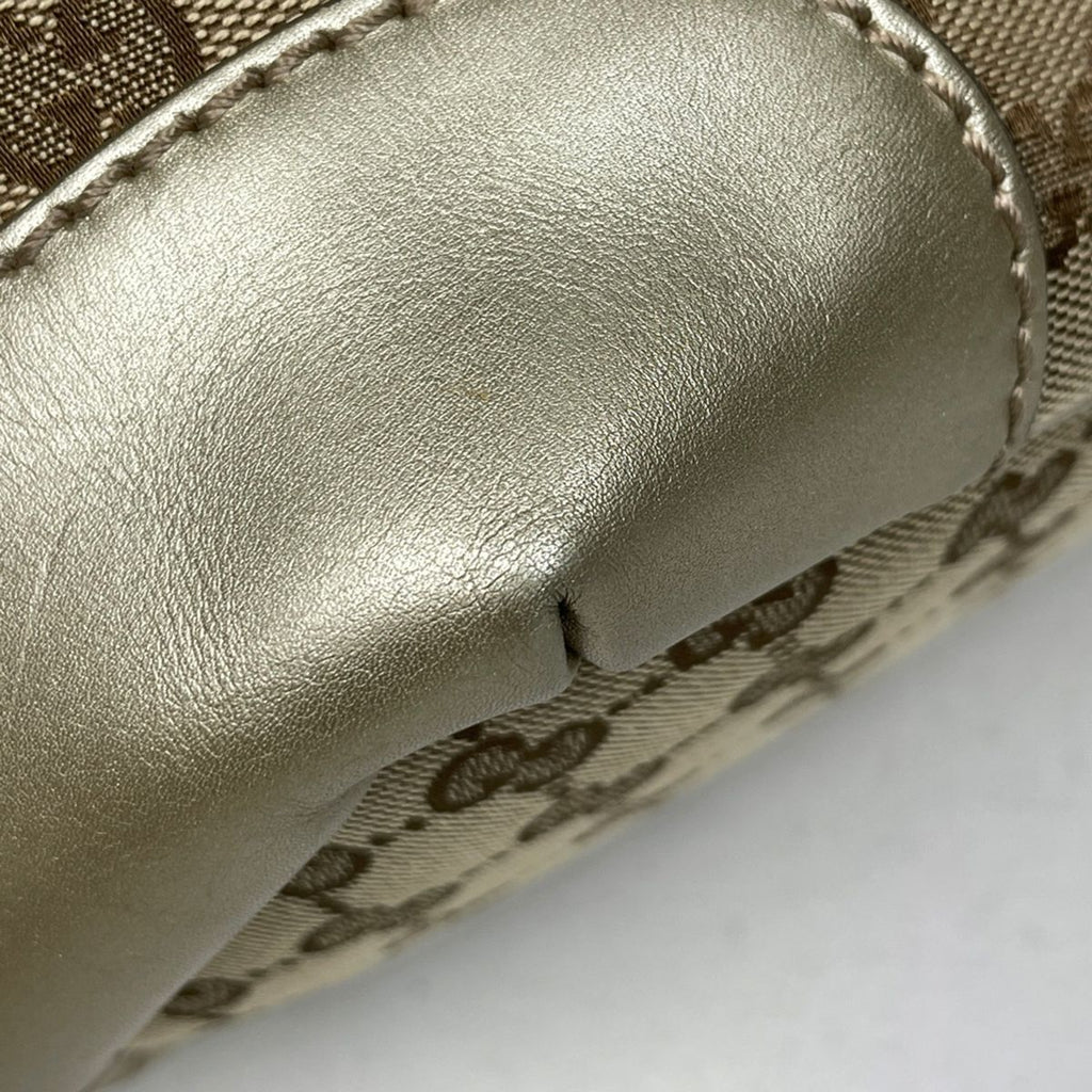 Gucci GG Pattern Ski Handbag 2-Way Canvas Brown — view 3
