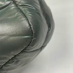 Chanel Coco Cocoon Shoulder Bag Nylon Khaki Gray — view 3