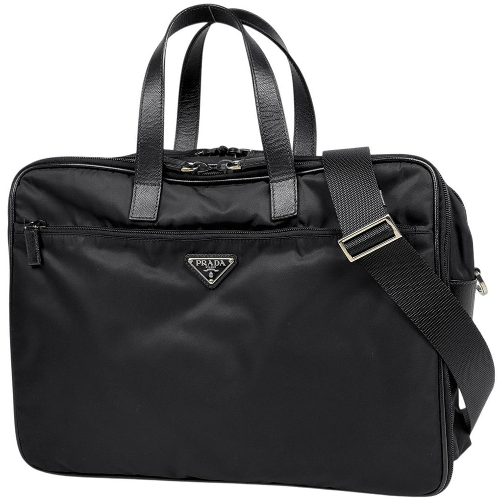 Prada Business 2-Way Briefcase Nylon Nero
