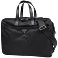 Prada Business 2-Way Briefcase Nylon Nero