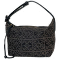 Loewe Cubby Small Handbag Anagram Canvas Black