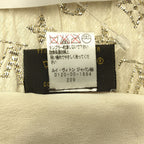 Louis Vuitton Etole Monogram Glitter Fringe Shawl Blanc Scarf — view 6