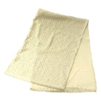 Louis Vuitton Etole Monogram Glitter Fringe Shawl Blanc Scarf — view 2